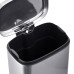 Відро для сміття з плавним закриттям прямокутне Mixxus Premium Style-TC0305 SS Color 5л колір нержавіюча сталь (MI7060)