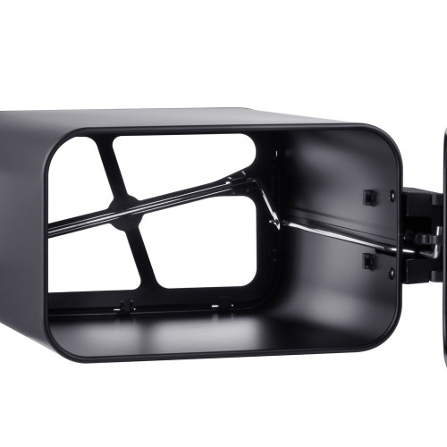 Відро для сміття з плавним закриттям прямокутне Mixxus Premium Quadro-TC0105 Black 5 л колір чорний (MI7061)