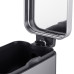 Відро для сміття з плавним закриттям прямокутне Mixxus Premium Quadro-TC0105 SS Color 5л колір нержавіюча сталь (MI7062)