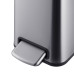 Відро для сміття з плавним закриттям прямокутне Mixxus Premium Quadro-TC0105 SS Color 5л колір нержавіюча сталь (MI7062)