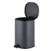 Відро для сміття з плавним закриттям овальне Mixxus Premium Olivary-TC0105 Graphite 5 л колір графіт (MI7063)