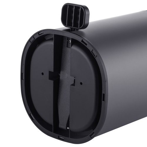 Відро для сміття з плавним закриттям овальне Mixxus Premium Olivary-TC0105 Graphite 5 л колір графіт (MI7063)