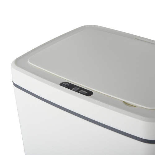 Відро для сміття сенсорне прямокутне Mixxus WAVE-TC0110 White 10 л колір білий (MI7073)