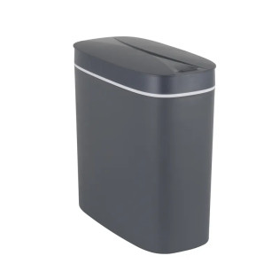 Відро для сміття сенсорне овальне Mixxus Flat-TC0109 Graphite 9 л колір графіт (MI7075)