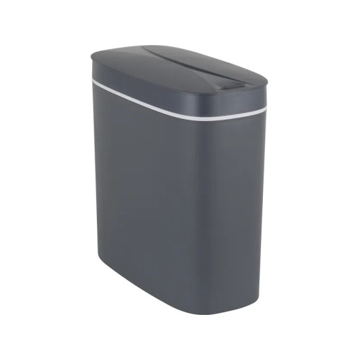 Відро для сміття сенсорне овальне Mixxus Flat-TC0109 Graphite 9 л колір графіт (MI7075)