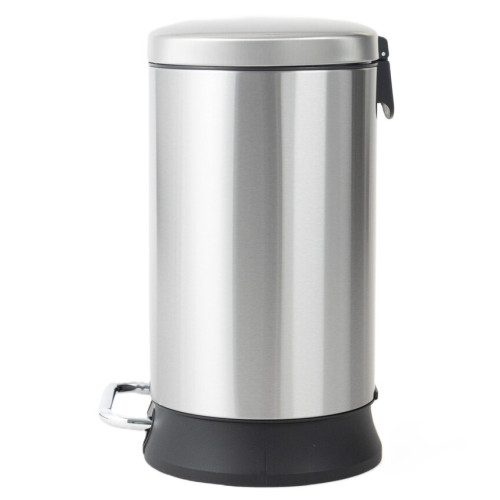 Відро для сміття з плавним закриттям овальне Mixxus Premium Strong-TC0105 SS Color 5л колір нержавіюча сталь (MI7080)