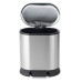 Відро для сміття з плавним закриттям овальне Mixxus Premium Strong-TC0105 SS Color 5л колір нержавіюча сталь (MI7080)