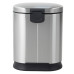 Відро для сміття з плавним закриттям овальне Mixxus Premium Strong-TC0120 SS Color 20л колір нержавіюча сталь (MI7081)
