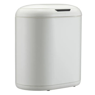 Відро для сміття сенсорне овальне Mixxus Premium Topper-TC0112 White 12л колір білий (MI7082)