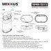 Відро для сміття сенсорне овальне Mixxus Premium Topper-TC0112 White 12л колір білий (MI7082)