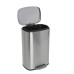 Відро для сміття з плавним закриттям прямокутне Mixxus Bevel-TC0112 SS Color 12л колір нержавіюча сталь (MI7087)