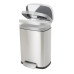 Відро для сміття з плавним закриттям прямокутне Mixxus Bevel-TC0112 SS Color 12л колір нержавіюча сталь (MI7087)