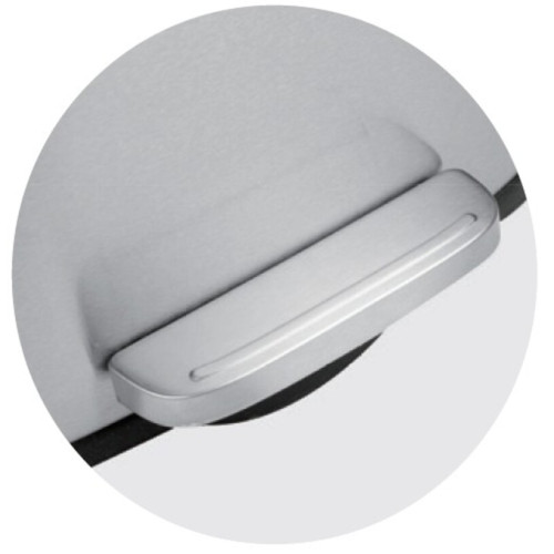 Відро для сміття з плавним закриттям прямокутне Mixxus Bevel-TC0112 SS Color 12л колір нержавіюча сталь (MI7087)