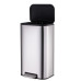 Відро для сміття з плавним закриттям прямокутне Mixxus Cubic-TC0105 SS Color 5л колір нержавіюча сталь (MI7088)