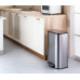 Відро для сміття з плавним закриттям прямокутне Mixxus Cubic-TC0112 SS Color 12л колір нержавіюча сталь (MI7089)