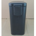 Відро для сміття з плавним закриттям прямокутне Mixxus Diverse-TC0312 Black 12л колір чорний (MI7091)