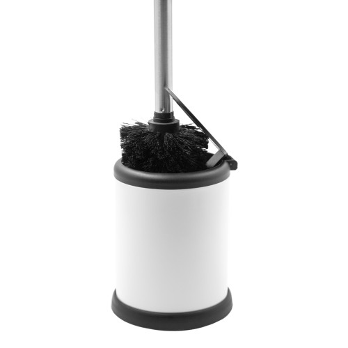 Єршик для унітазу підлоговий Mixxus Topper-TB0201 White колір білий (MI7094)