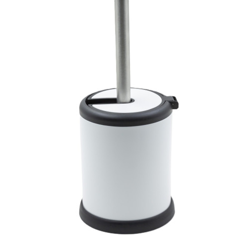 Єршик для унітазу підлоговий Mixxus Topper-TB0201 White колір білий (MI7094)