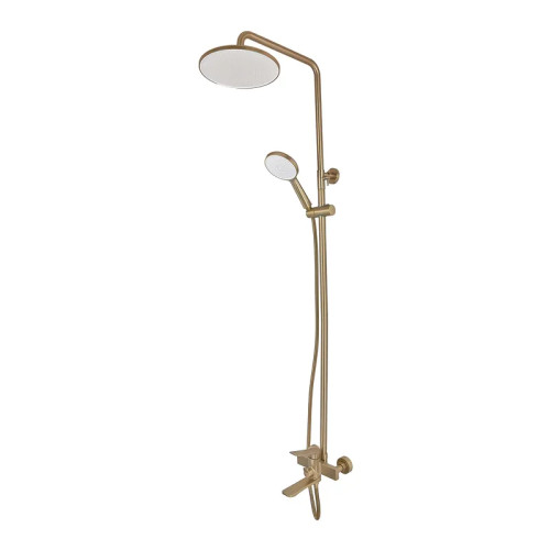 Душевая колонна MIXXUS WILSON 009-J BRUSHED GOLD со смесителем (Цвет матовое золото) (MI7124)