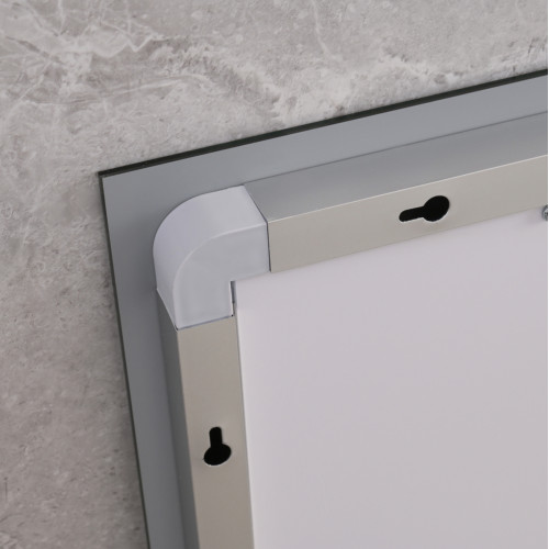 Дзеркало Mixxus HARD MR06-60x80-CASE з Led Touch, Anti-fog, димером, регулятором яскравості, годинником (MI7157)