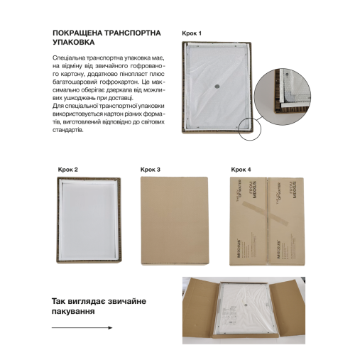 Дзеркало Mixxus HARD MR06-60x80-CASE з Led Touch, Anti-fog, димером, регулятором яскравості, годинником (MI7157)