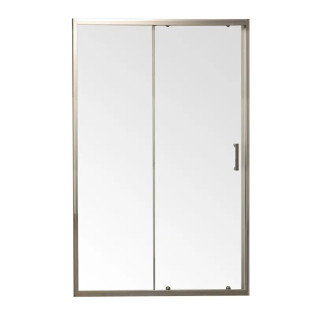 Двері в нішу розсувні MIXXUS PREMIUM DIVERSE SD01-100x185-TR CHROME прозоре скло 5мм (MI7165)