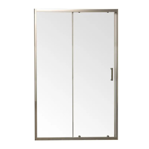 Дверь в нишу раздвижная MIXXUS PREMIUM DIVERSE SD01-100x185-TR CHROME прозрачное стекло 5мм (MI7165)