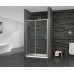 Дверь в нишу раздвижная MIXXUS PREMIUM DIVERSE SD01-100x185-TR CHROME прозрачное стекло 5мм (MI7165)