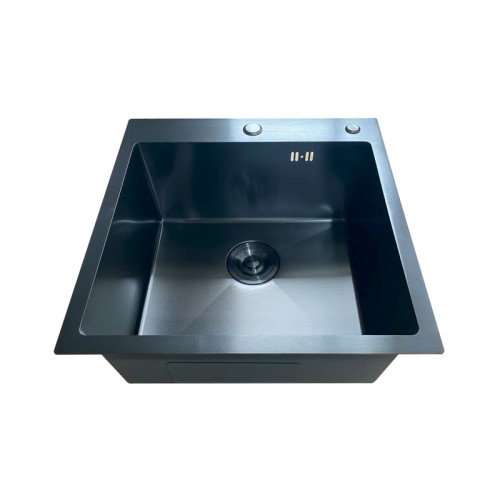 Мийка Mixxus MH5050 Micro Decor Black (3.0/0.8) з нерж. сталі (колір чорний) (MI8215)