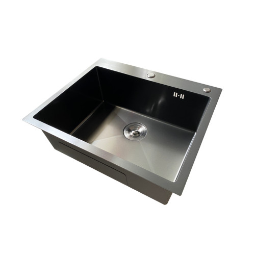Мийка Mixxus MH5843 Micro Decor Graphite (3.0/0.8) з нерж. сталі (колір графіт) (MI8217)