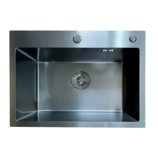 Мийка Mixxus MH5843 Micro Decor Black (3.0/0.8) з нерж. сталі (колір чорний) (MI8219)