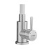 Смеситель для кухни MIXXUS SUS-011-T REFL.WHITE с гибким изливом из нерж. стали SUS304 (Цвет нерж+излив белый) (MI8228)