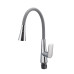 Змішувач для кухні MIXXUS PREMIUM MATIS 011-T NUT REFL.GRAY (Колір хром+силік. вилив сірий) (MI8267)