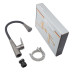 Змішувач для кухні MIXXUS PREMIUM MATIS 011-T NUT GRAPHITE REFL.BLACK (Колір графіт + силік. вилив чорний) (MI8268)