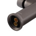 Змішувач для кухні MIXXUS PREMIUM PULL 017 GRAPHITE REFL.BLACK (Колір графіт + силік. вилив чорний) (MI8278)