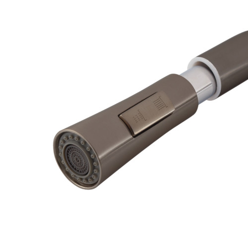 Змішувач для кухні MIXXUS PREMIUM SUMMER 014 GRAPHITE з висувним виливом (Колір графіт) (MI8282)