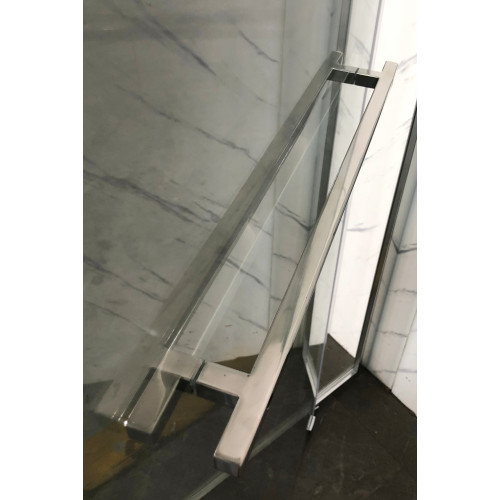 Душова кабіна без піддону Mixxus Premium Quadro SC01-120x80x195-TR Chrome прозоре скло 6мм (MI8291)