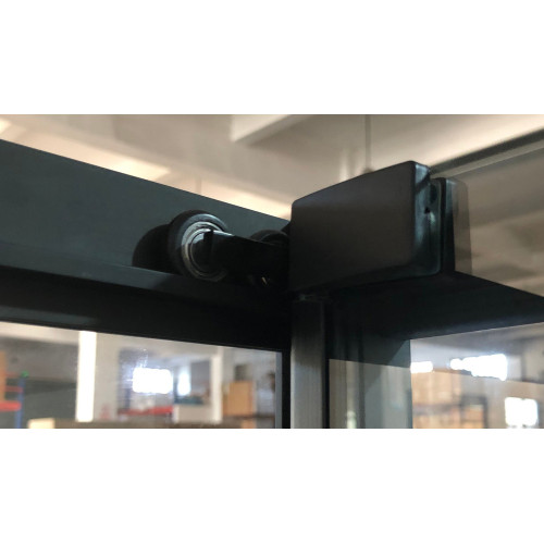 Душова кабіна без піддону Mixxus Premium Quadro SC01-90x90x195-TR Black прозоре скло 6мм (MI8292)