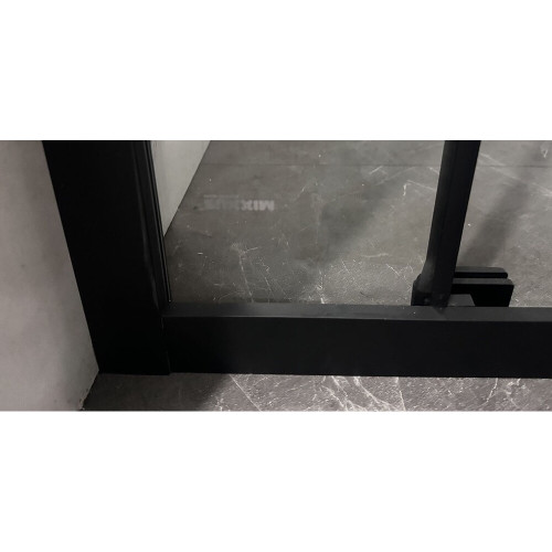 Душова кабіна без піддону Mixxus Premium Quadro SC01-90x90x195-TR Black прозоре скло 6мм (MI8292)