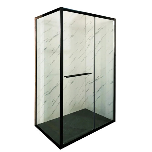 Душевая кабина без поддона Mixxus Premium Quadro SC01-120x80x195-TR Black прозрачное стекло 6мм (MI8293)