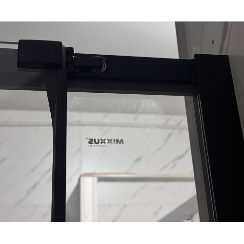 Душевая кабина без поддона Mixxus Premium Quadro SC01-120x80x195-TR Black прозрачное стекло 6мм (MI8293)