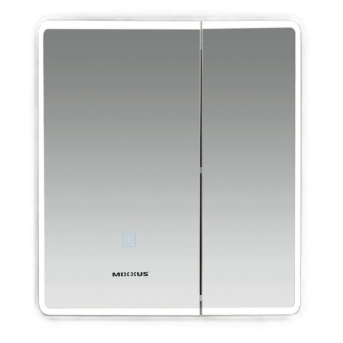 Дзеркальна шафка MIXXUS PREMIUM OLIVARY CM01-60x70x13 з LED Touch, димером, реєстр. яскравості (MI8294)