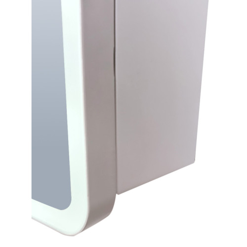 Дзеркальна шафка MIXXUS PREMIUM OLIVARY CM01-80x70x13 з LED Touch, димером, реєстр. яскравості (MI8296)