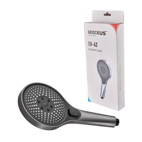 Лейка для душа MIXXUS SH-62 GRAPHITE 3 функции (Цвет графит) (MI8300)