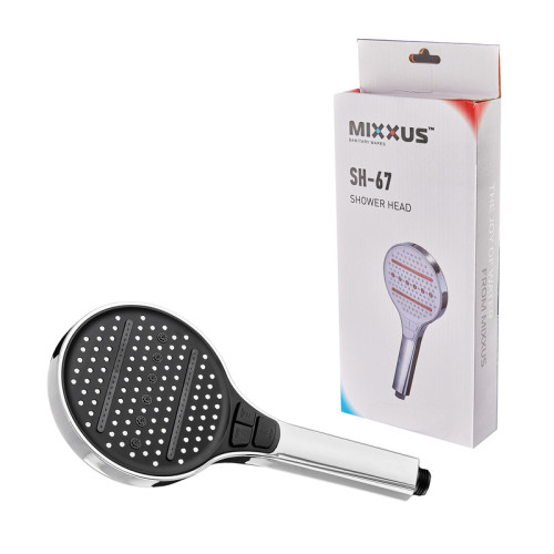 Лейка для душа MIXXUS SH-67 3 функции (Цвет хром) (MI8305)