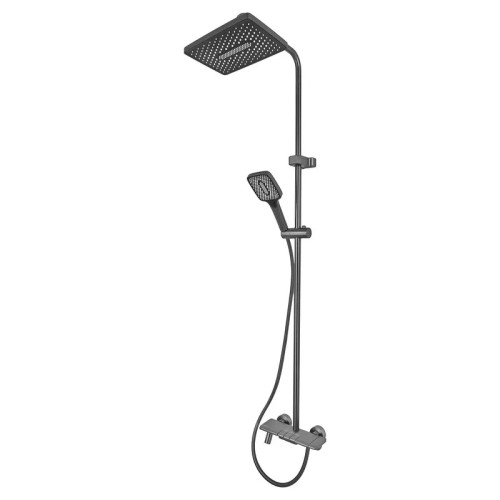 Душова колона із змішувачем MIXXUS PREMIUM RONDA 009-J GRAPHITE (колір графіт) (MI8387)