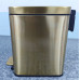 Відро для сміття з плавним закриттям прямокутне Mixxus Premium Quadro-TC0105 Brushed Gold 5 л (колір матове золото) (MI8394)