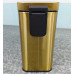 Відро для сміття з плавним закриттям прямокутне Mixxus Premium Quadro-TC0105 Brushed Gold 5 л (колір матове золото) (MI8394)