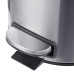 Відро для сміття з плавним закриттям кругле Mixxus Ellipse-TC0212 SS Color 12л (колір нержавійка) (MI8399)