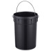 Відро для сміття з плавним закриттям кругле Mixxus Ellipse-TC0212 SS Color 12л (колір нержавійка) (MI8399)